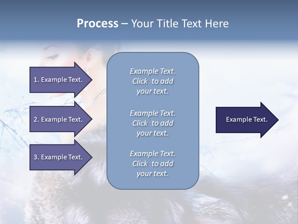 Blue Beauty Art PowerPoint Template