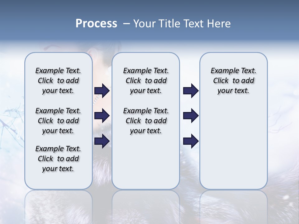 Blue Beauty Art PowerPoint Template