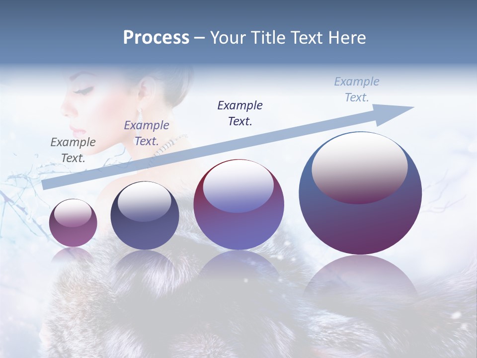 Blue Beauty Art PowerPoint Template