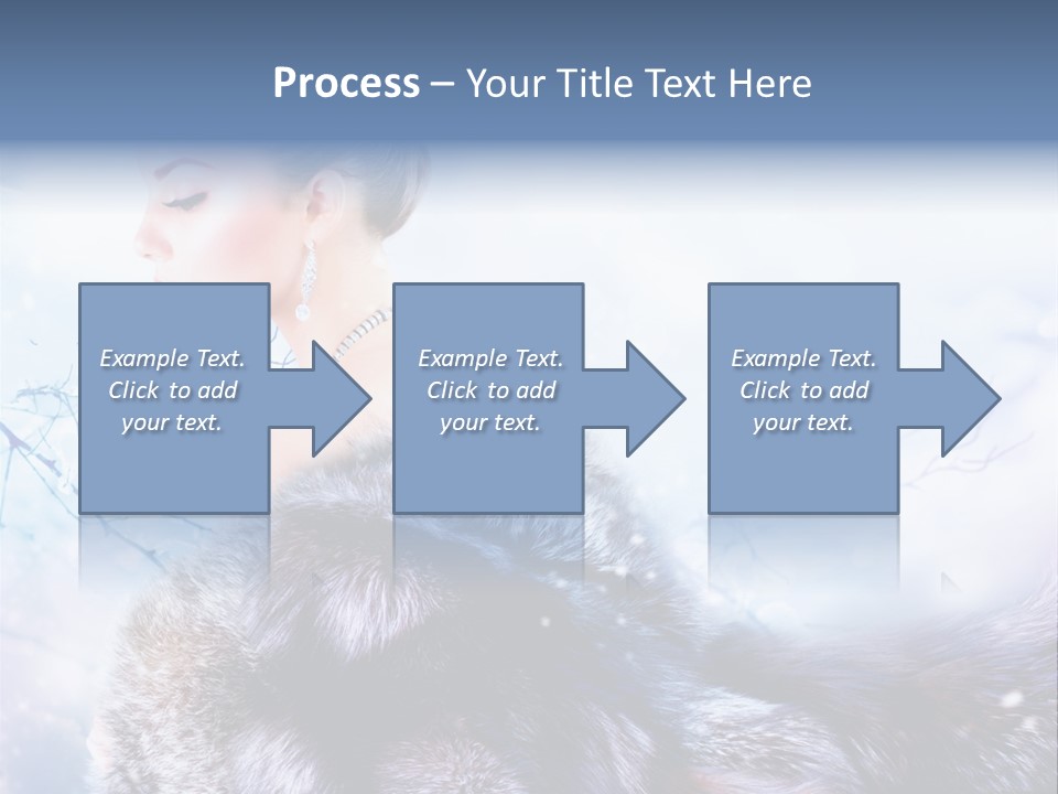 Blue Beauty Art PowerPoint Template