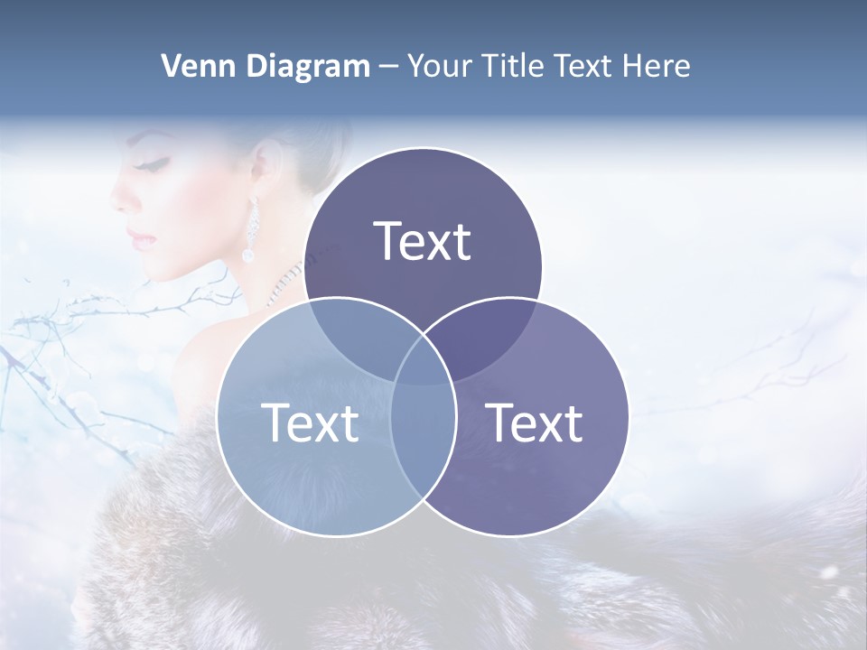 Blue Beauty Art PowerPoint Template