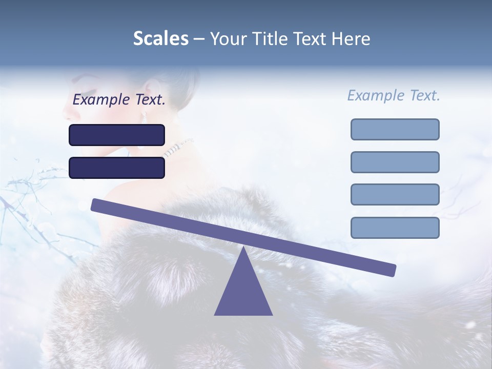 Blue Beauty Art PowerPoint Template