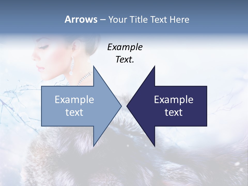 Blue Beauty Art PowerPoint Template