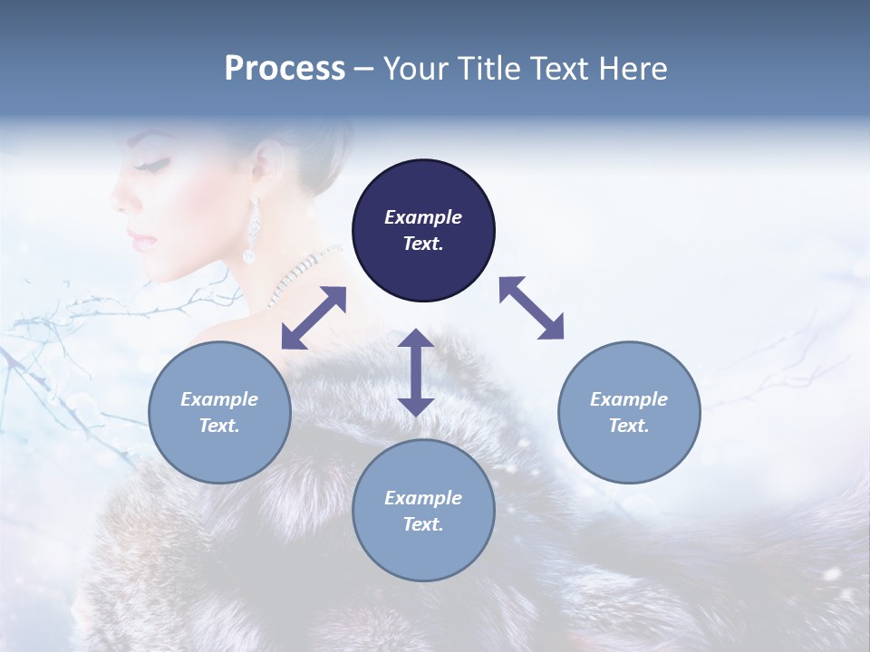Blue Beauty Art PowerPoint Template