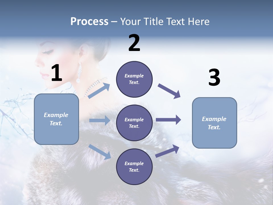 Blue Beauty Art PowerPoint Template