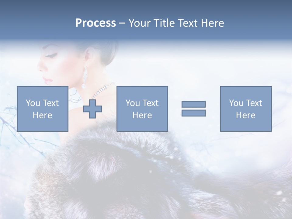 Blue Beauty Art PowerPoint Template