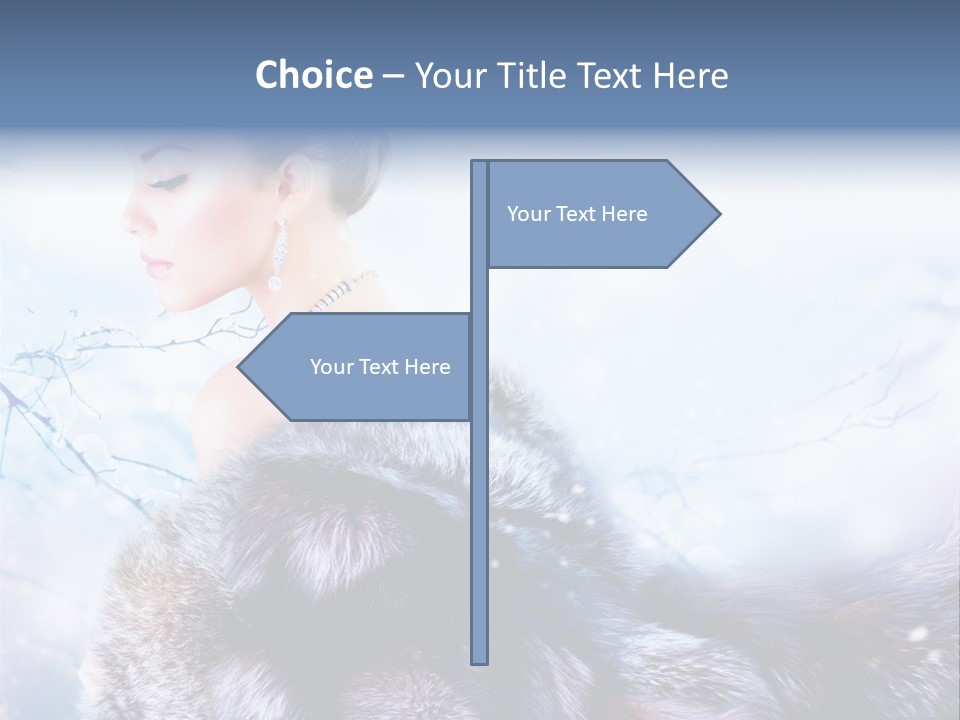 Blue Beauty Art PowerPoint Template