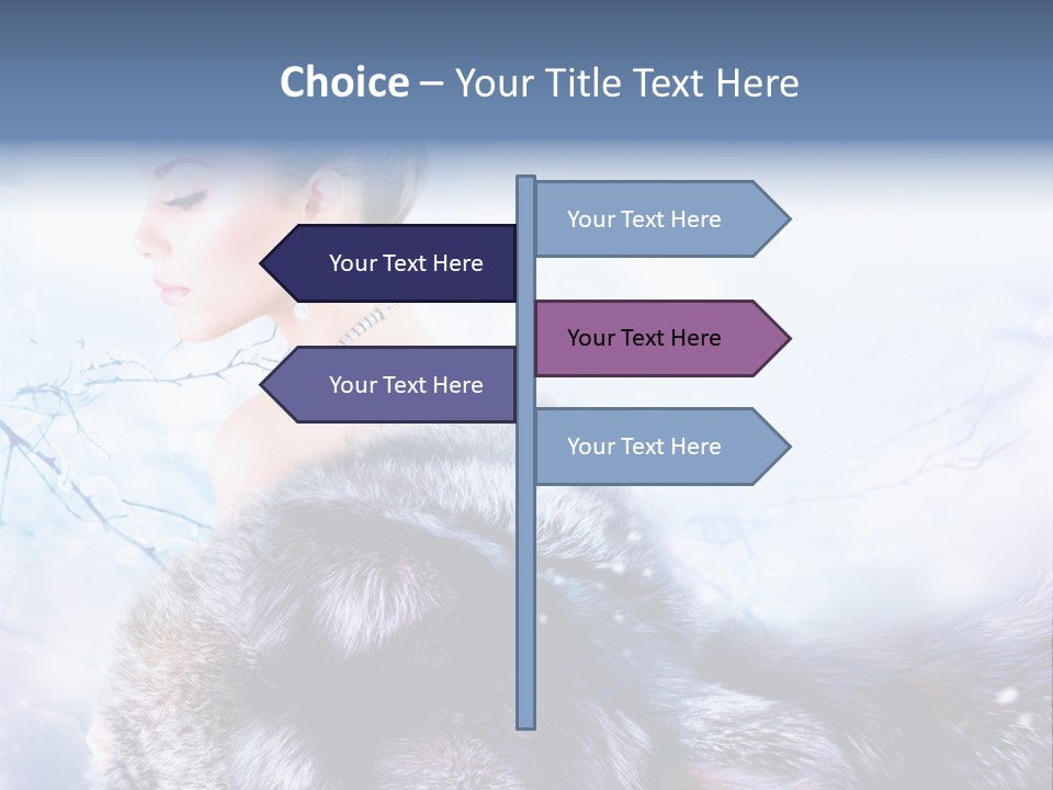 Blue Beauty Art PowerPoint Template