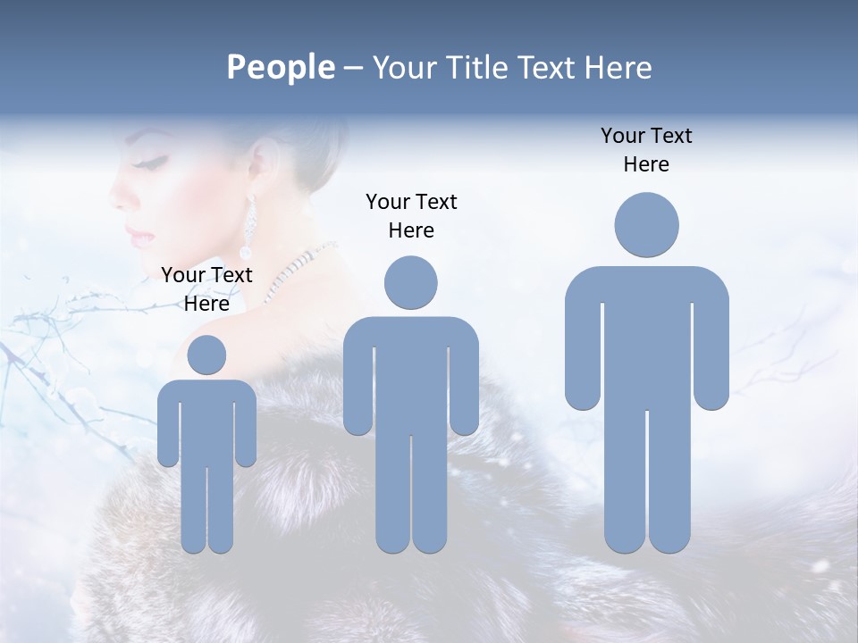 Blue Beauty Art PowerPoint Template