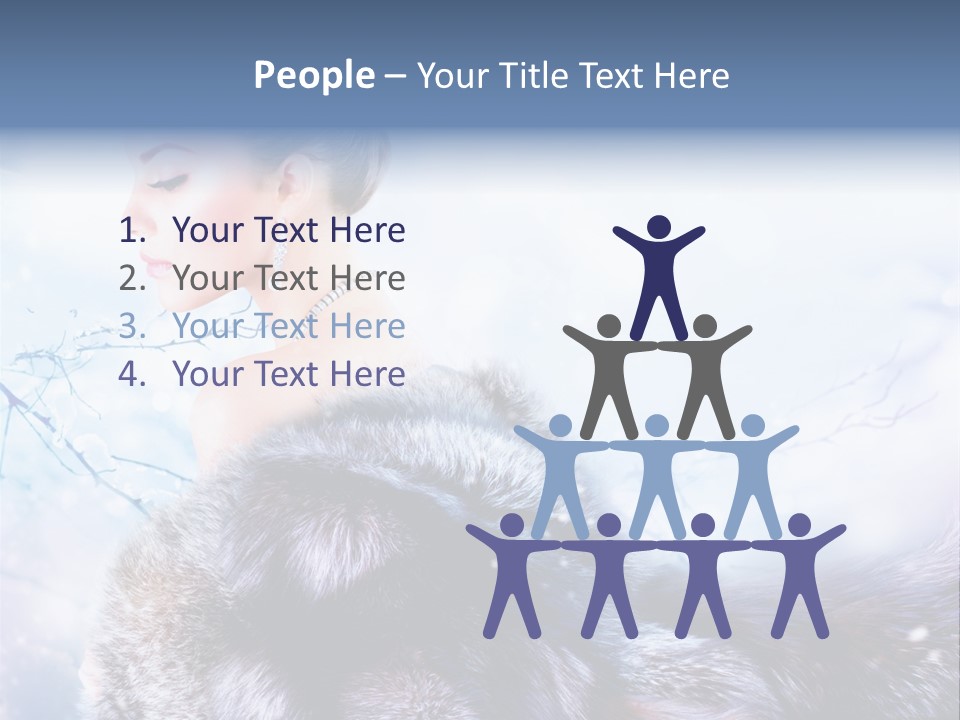 Blue Beauty Art PowerPoint Template