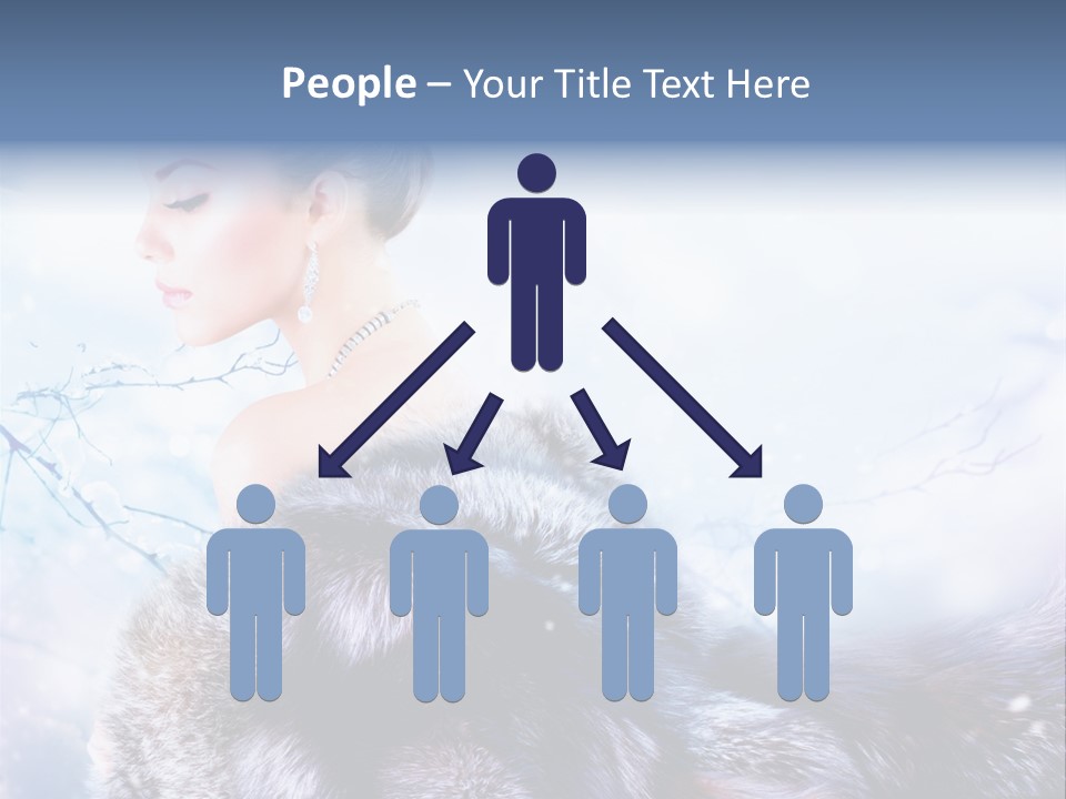 Blue Beauty Art PowerPoint Template