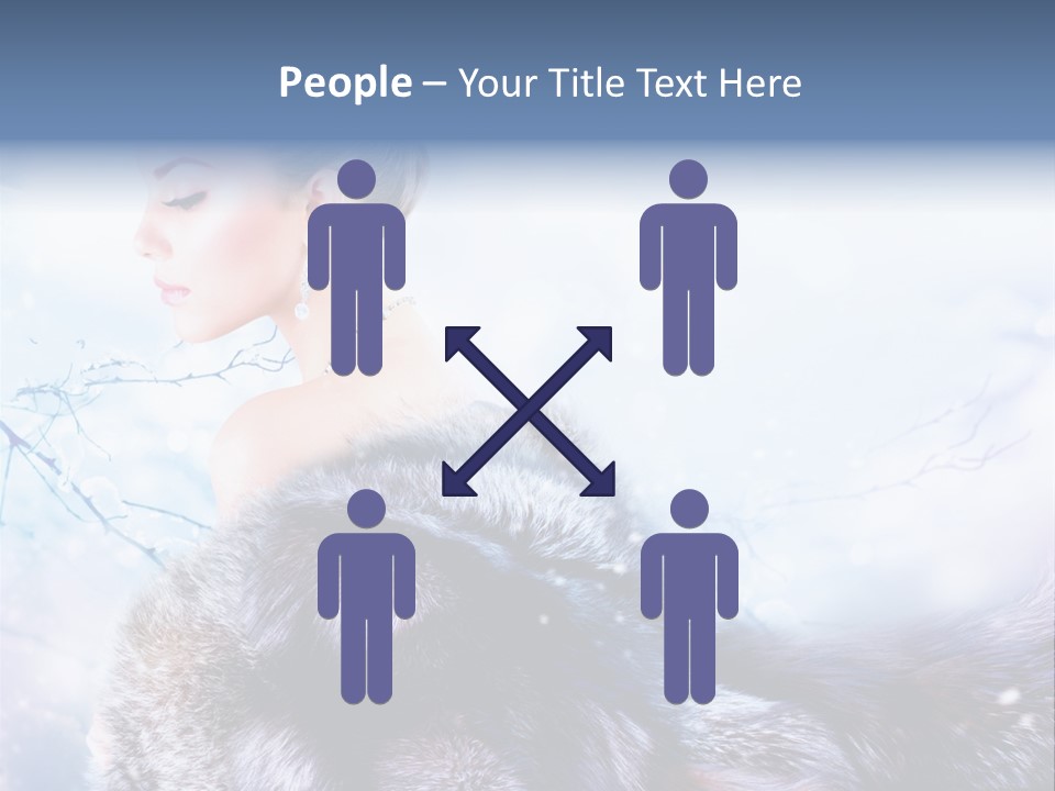 Blue Beauty Art PowerPoint Template