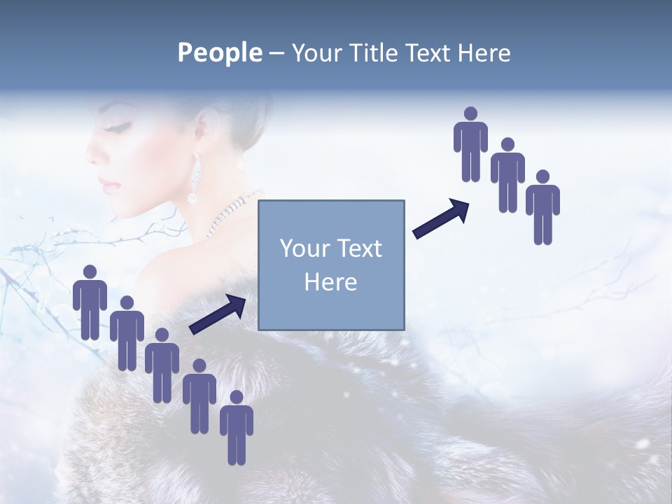 Blue Beauty Art PowerPoint Template