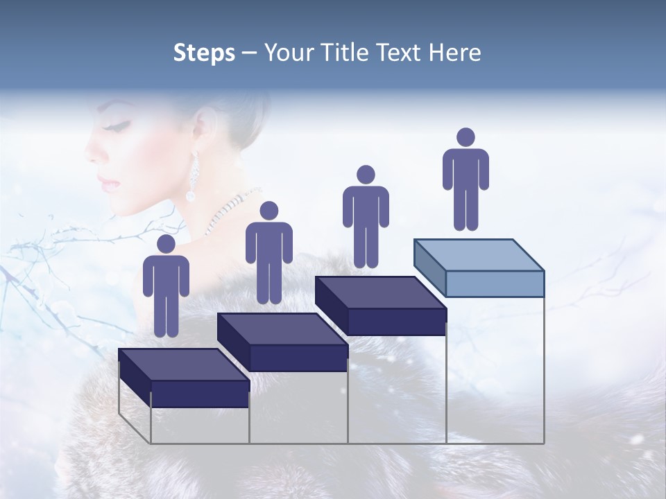 Blue Beauty Art PowerPoint Template