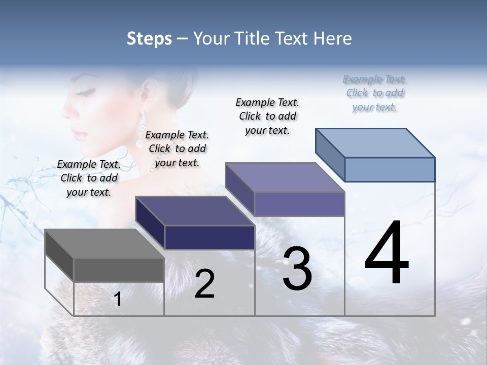 Blue Beauty Art PowerPoint Template