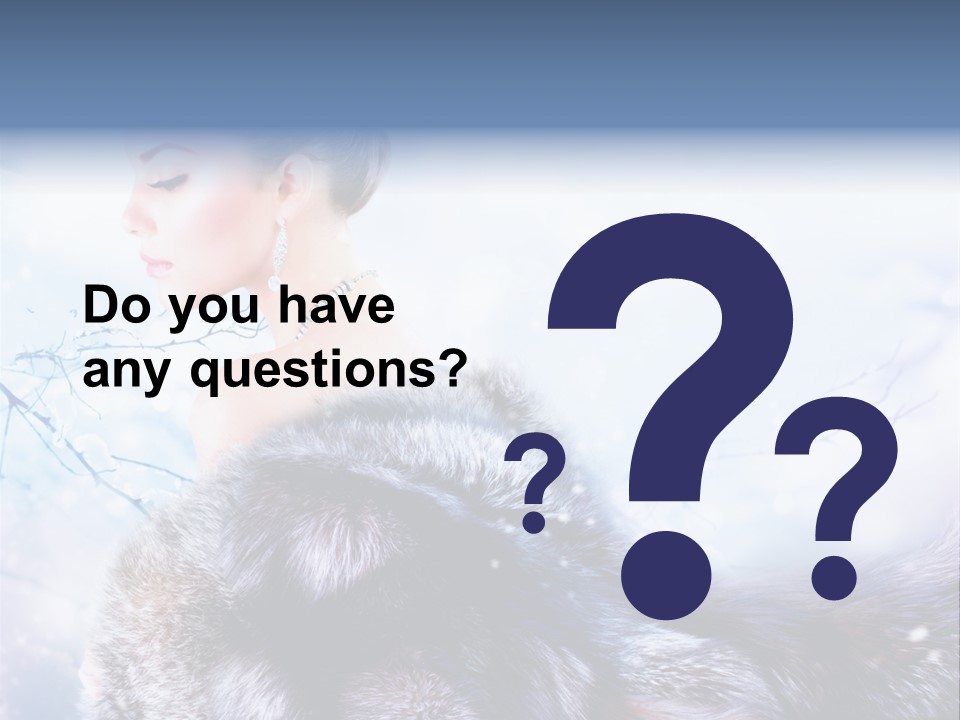 Blue Beauty Art PowerPoint Template