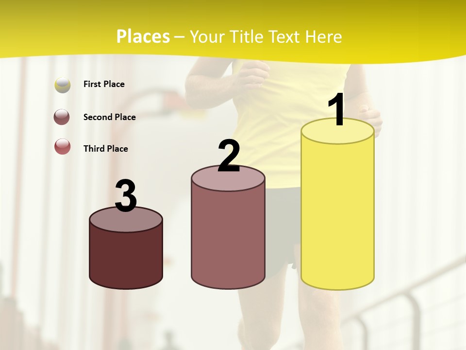 Male Runner Full PowerPoint Template