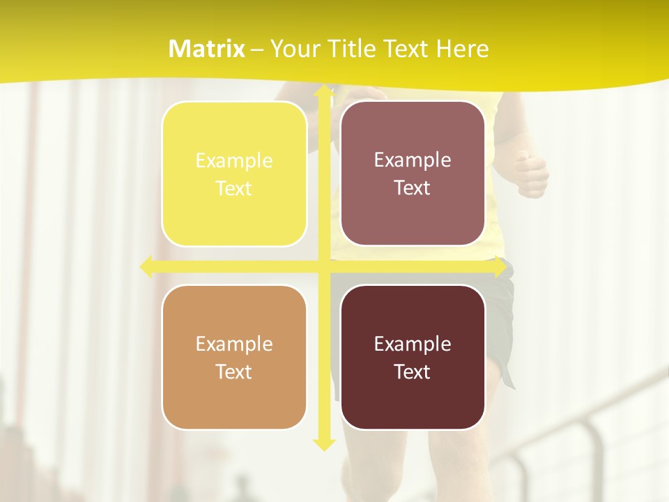 Male Runner Full PowerPoint Template