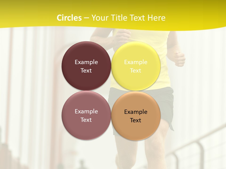 Male Runner Full PowerPoint Template