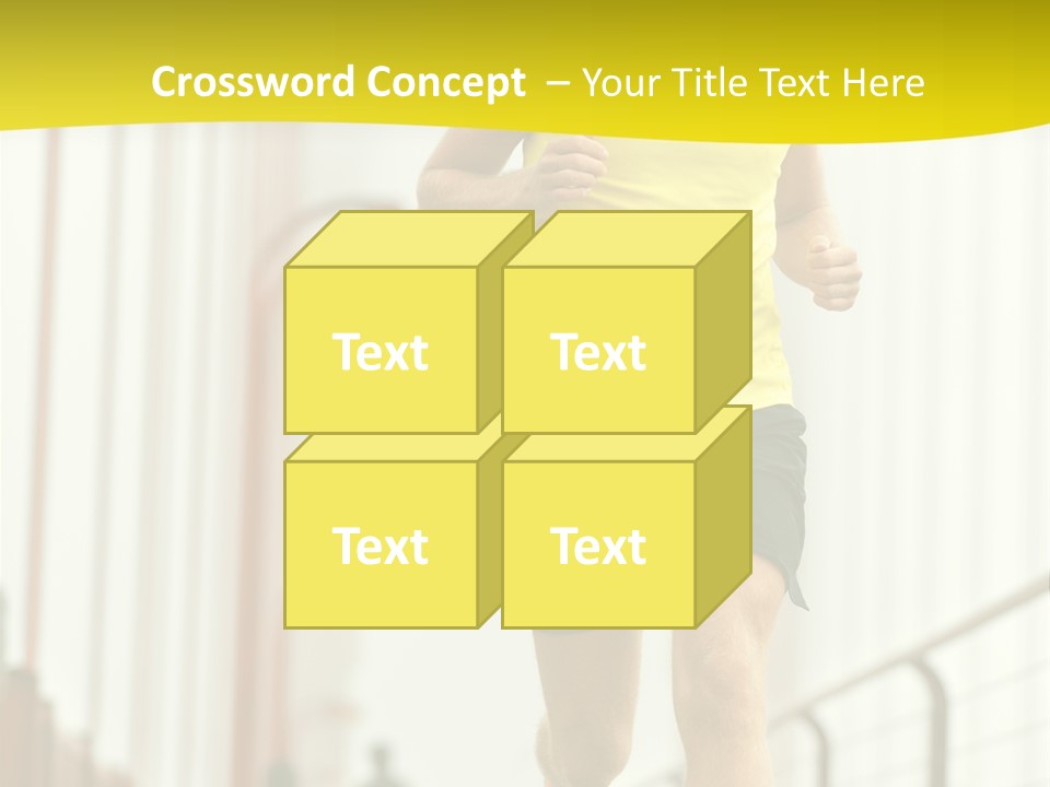 Male Runner Full PowerPoint Template