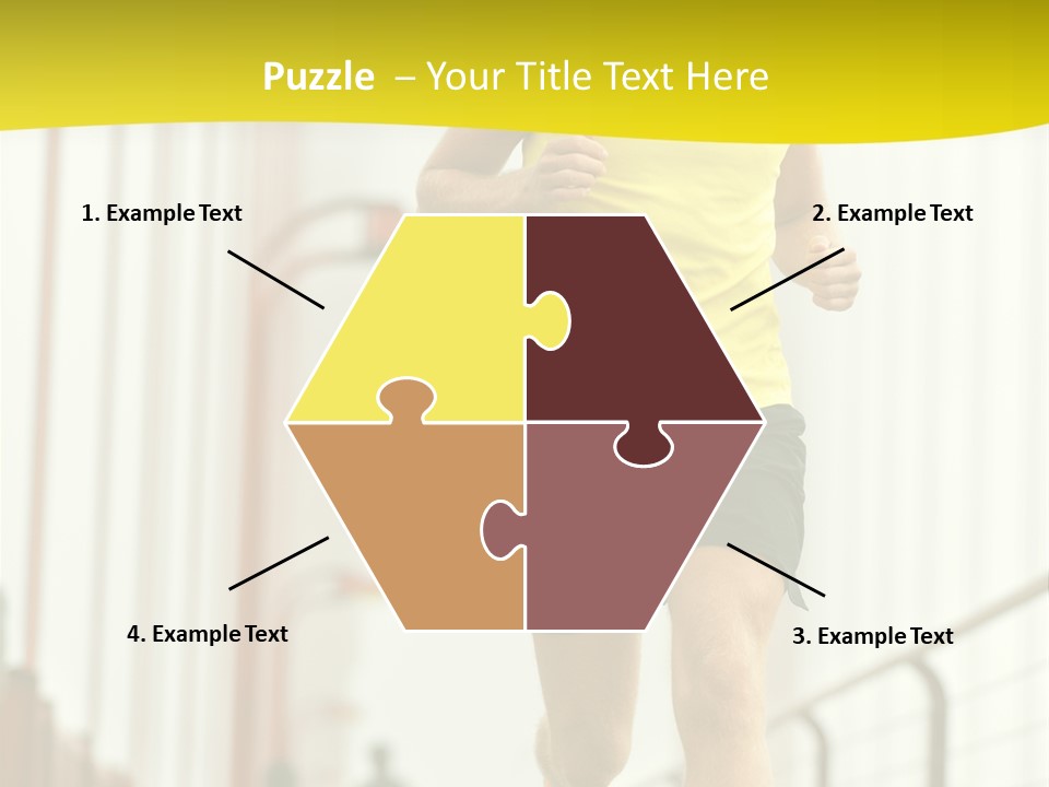 Male Runner Full PowerPoint Template