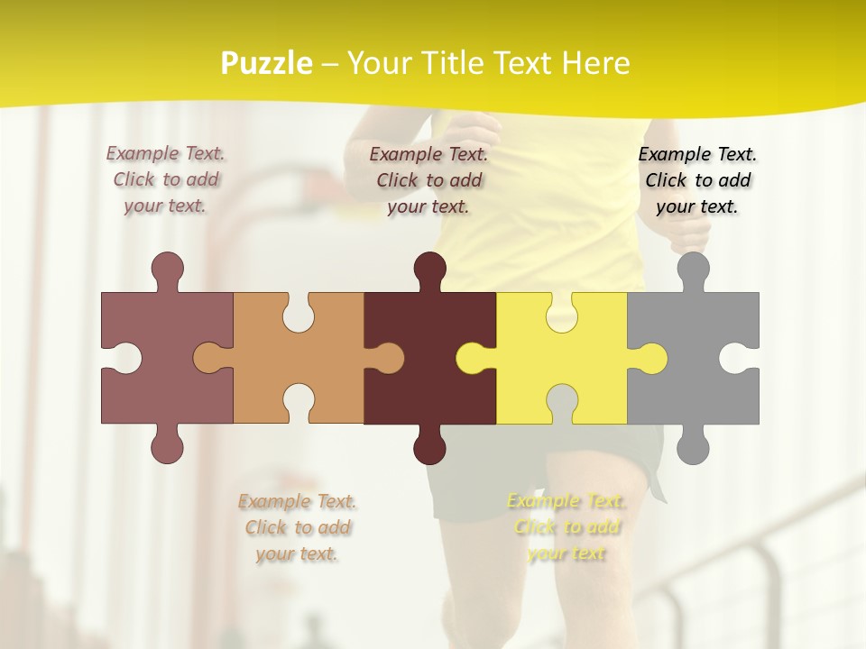 Male Runner Full PowerPoint Template