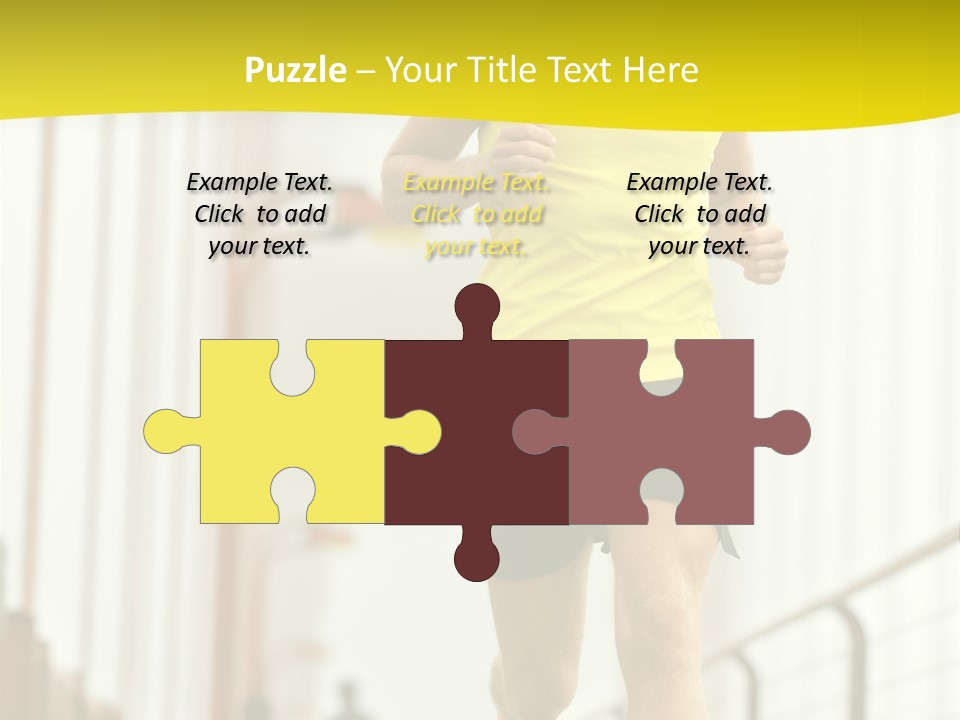 Male Runner Full PowerPoint Template