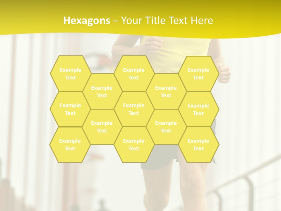 Male Runner Full PowerPoint Template