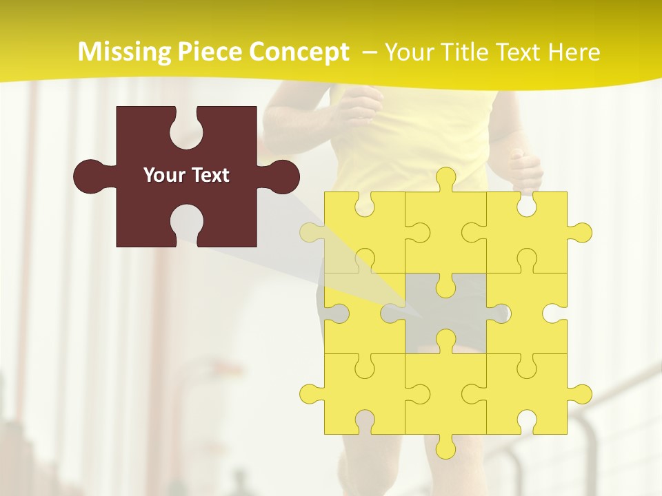 Male Runner Full PowerPoint Template