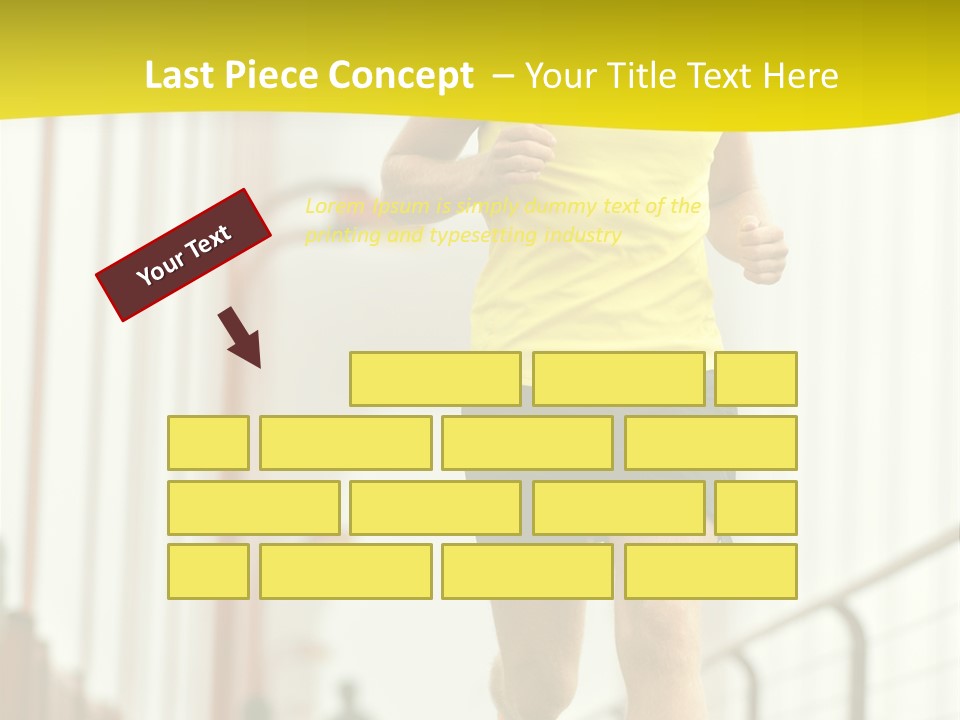 Male Runner Full PowerPoint Template