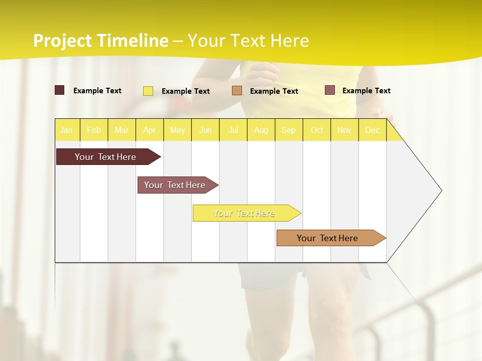 Male Runner Full PowerPoint Template