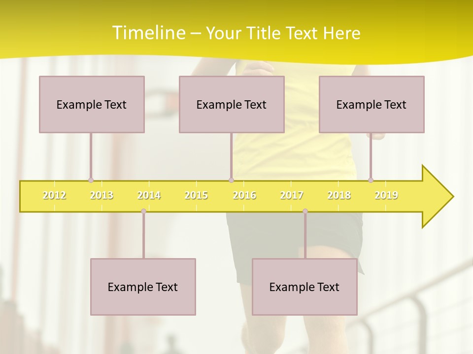 Male Runner Full PowerPoint Template