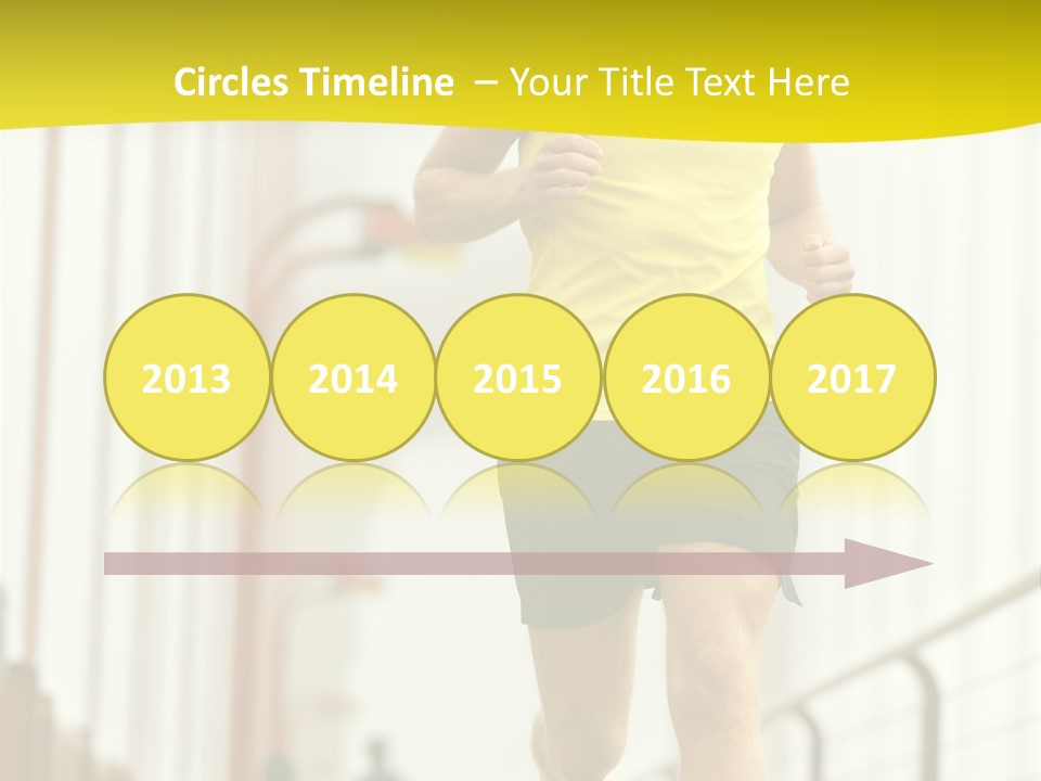 Male Runner Full PowerPoint Template