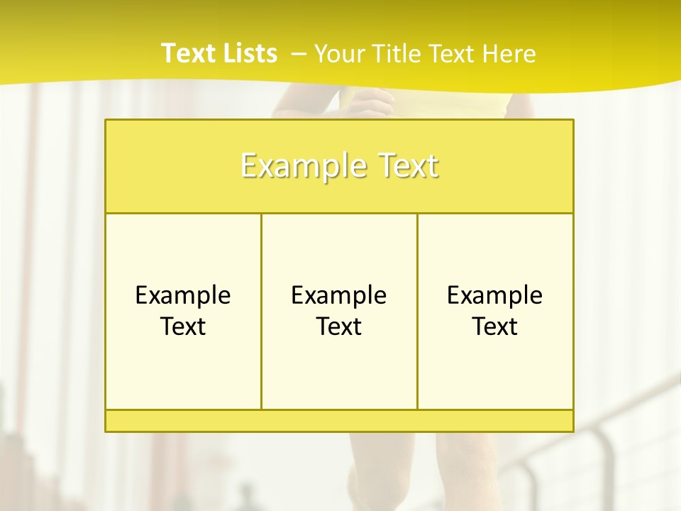 Male Runner Full PowerPoint Template