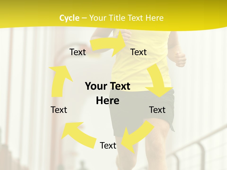 Male Runner Full PowerPoint Template