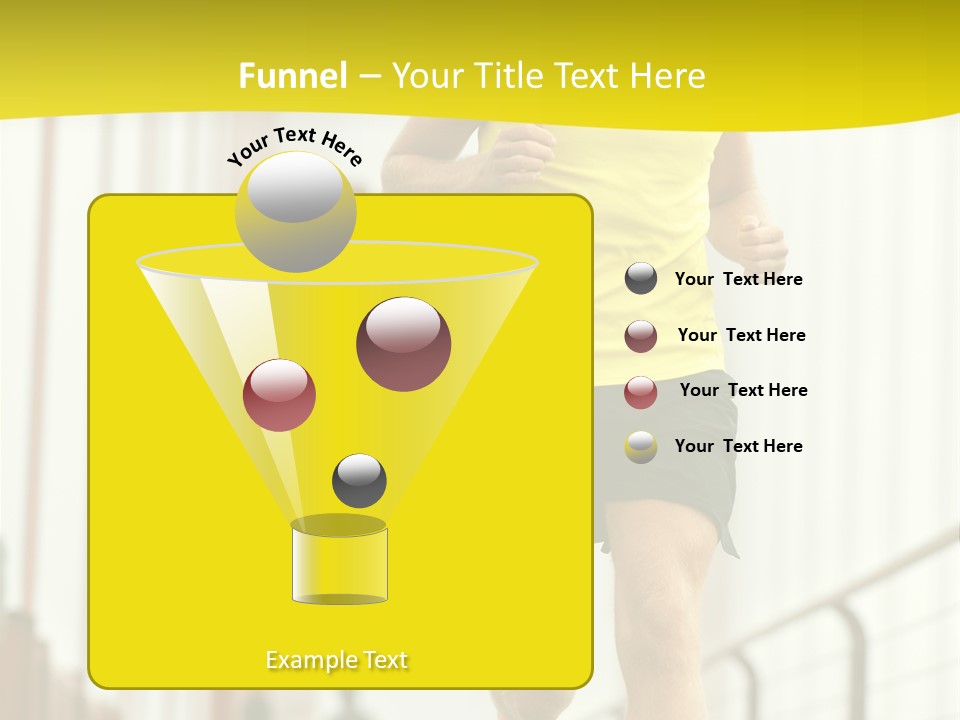 Male Runner Full PowerPoint Template