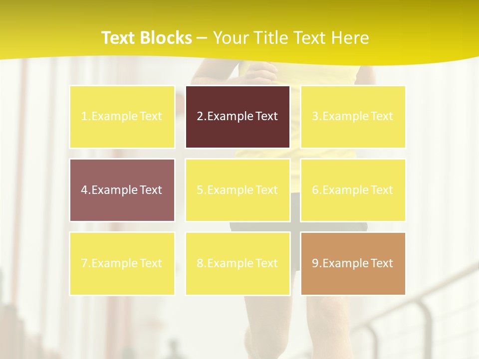 Male Runner Full PowerPoint Template