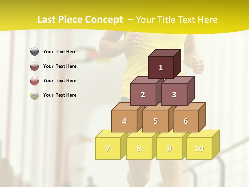 Male Runner Full PowerPoint Template