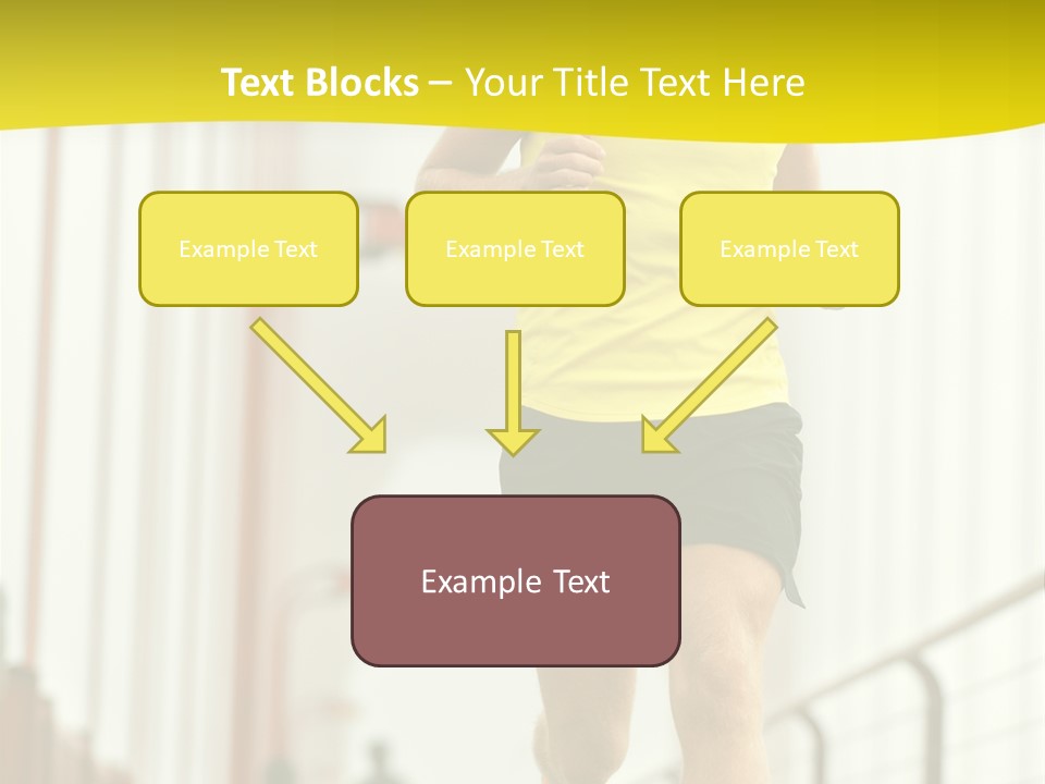 Male Runner Full PowerPoint Template