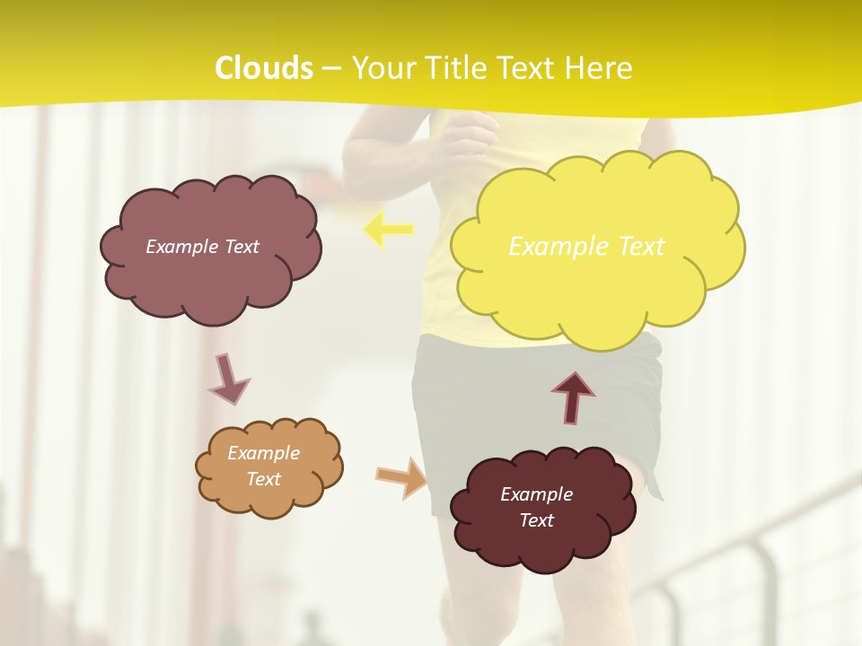 Male Runner Full PowerPoint Template
