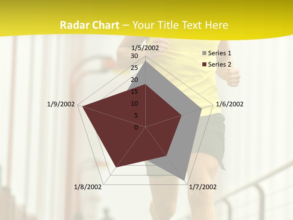 Male Runner Full PowerPoint Template