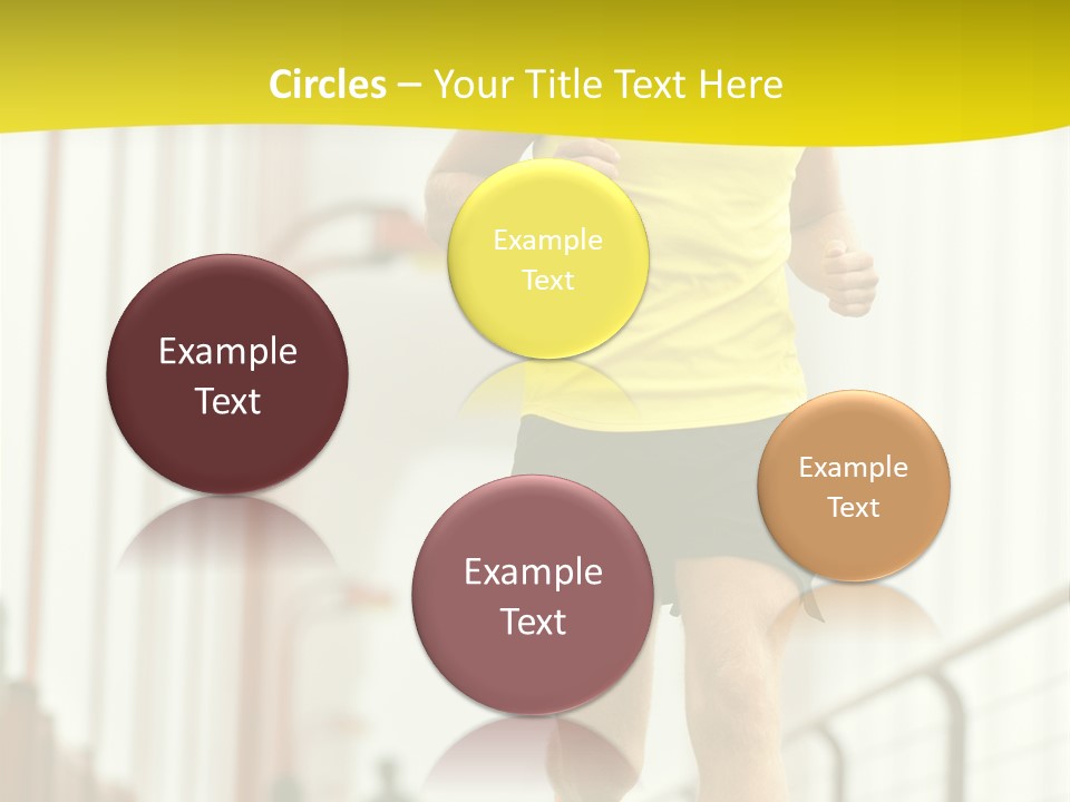 Male Runner Full PowerPoint Template