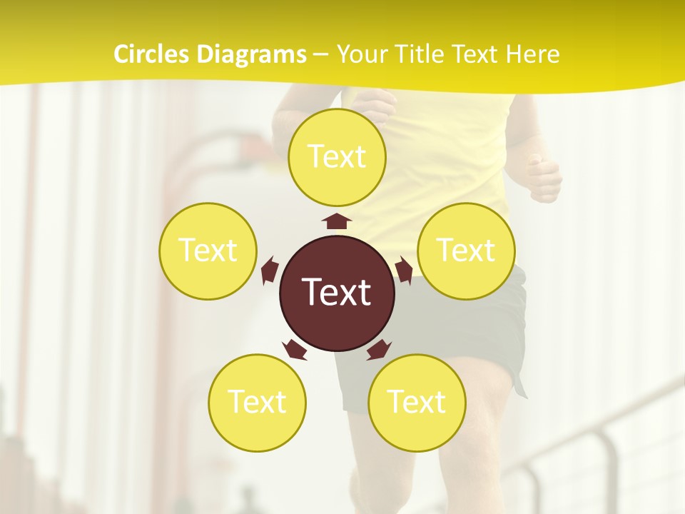 Male Runner Full PowerPoint Template