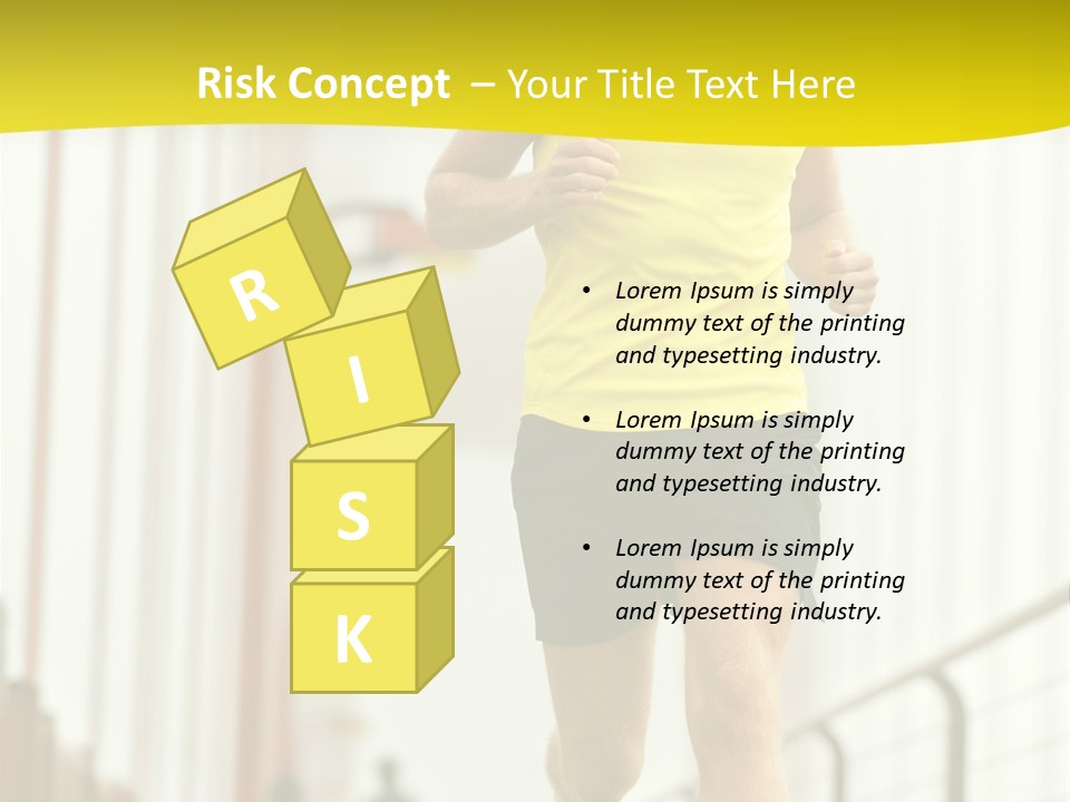 Male Runner Full PowerPoint Template