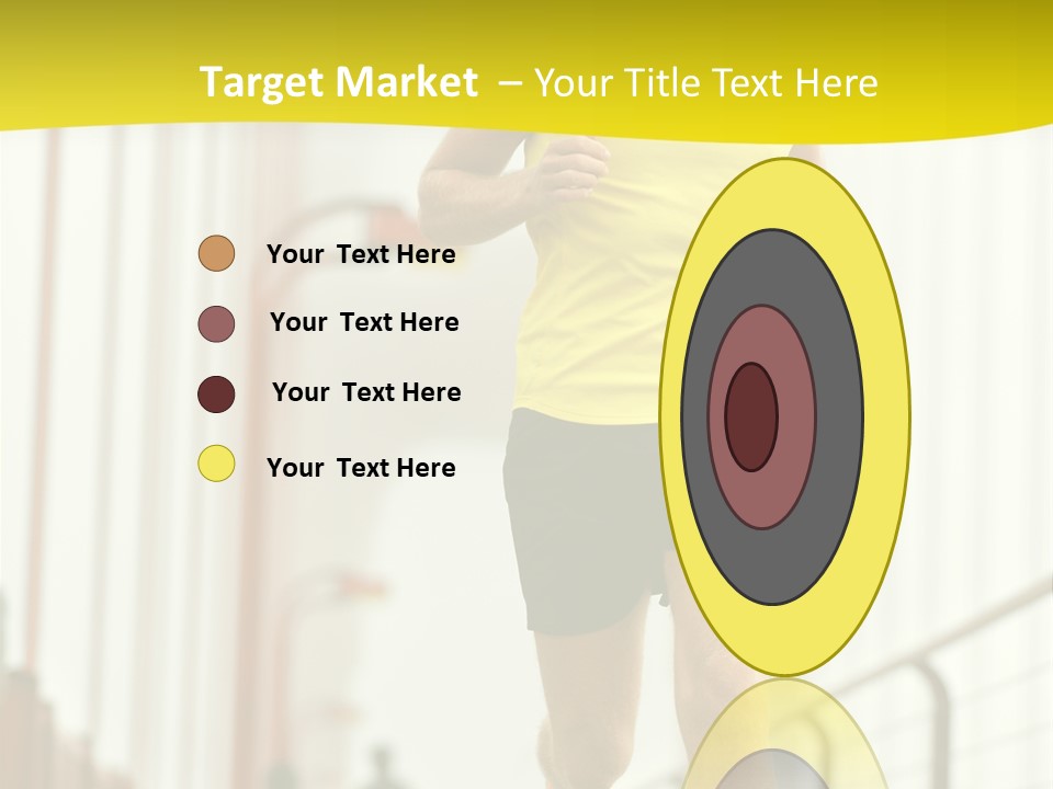 Male Runner Full PowerPoint Template