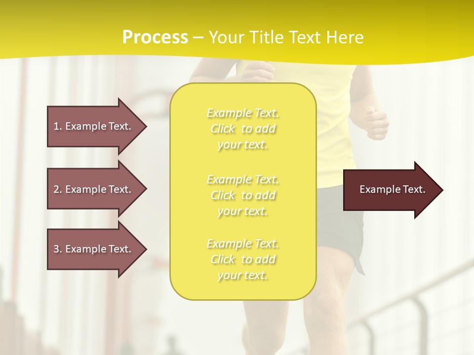 Male Runner Full PowerPoint Template