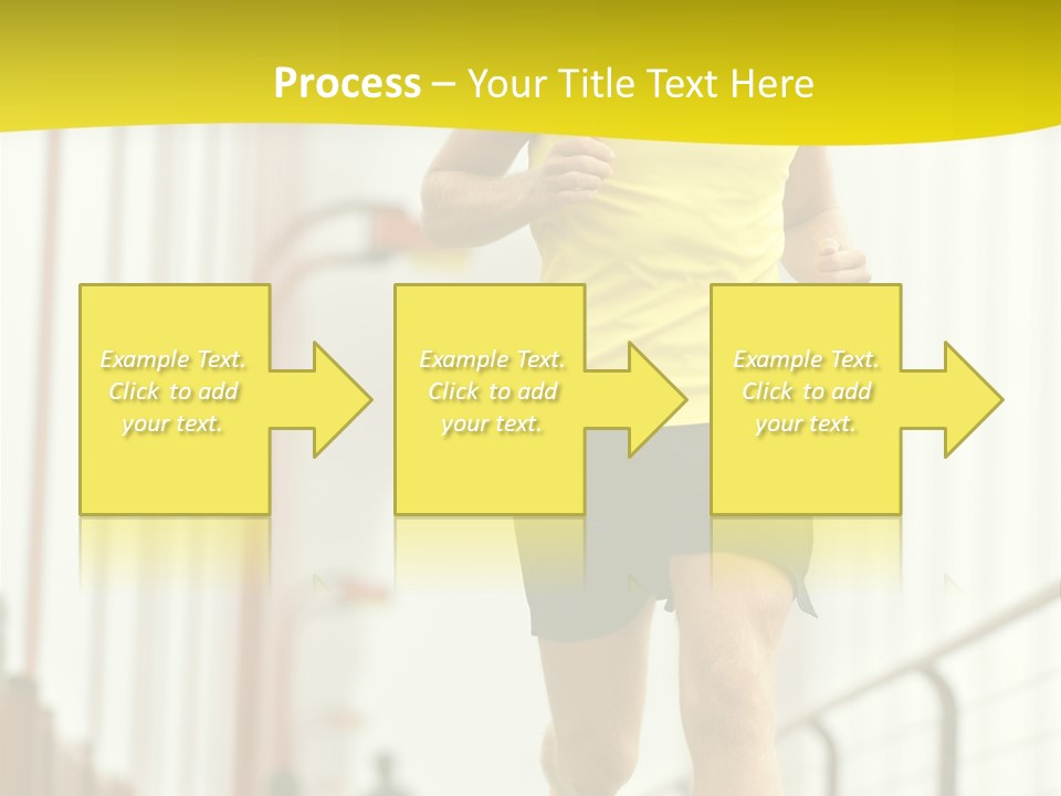 Male Runner Full PowerPoint Template