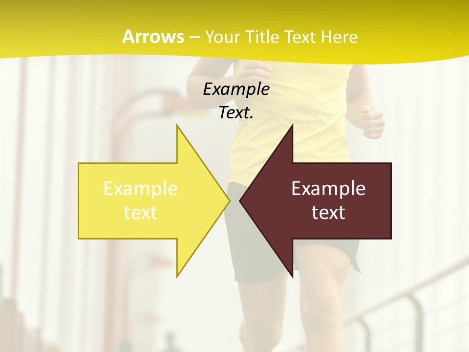 Male Runner Full PowerPoint Template