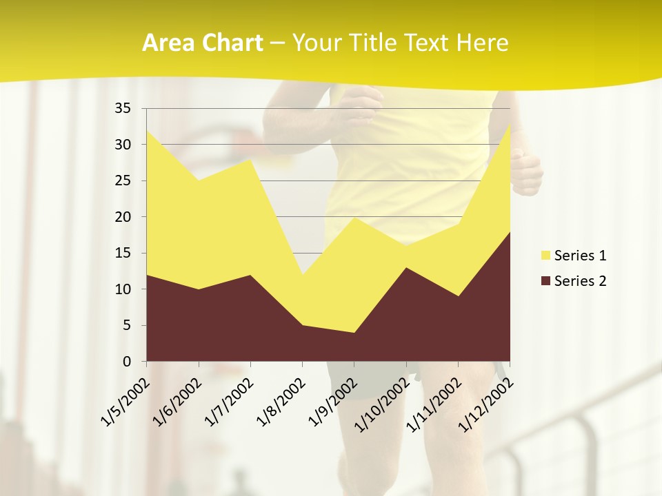 Male Runner Full PowerPoint Template