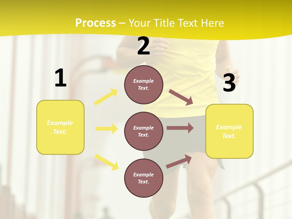 Male Runner Full PowerPoint Template